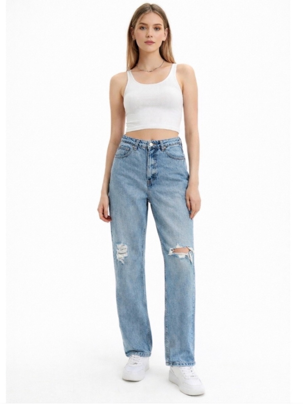Women’s High Rise Straight Jeans SZ 4